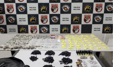 Força Tática prende dois por tráfico de drogas na zona sul