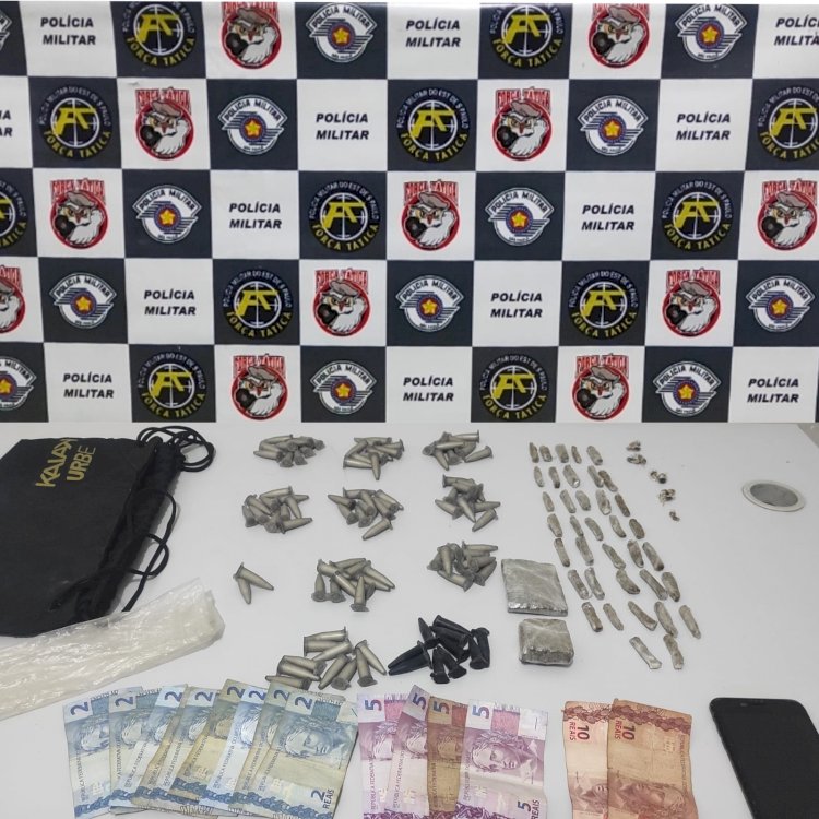 PM prende homem com drogas e dinheiro na zona sul de Marília